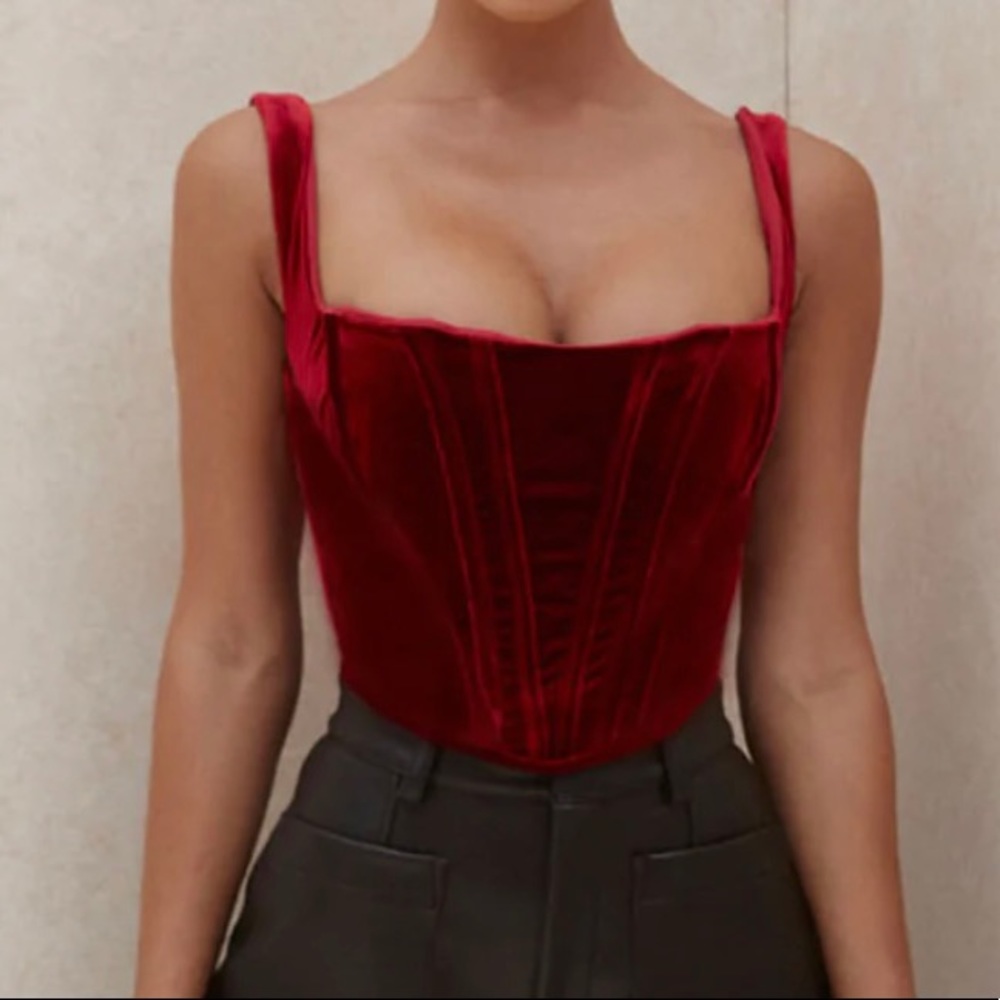 Charise Velvet Corset